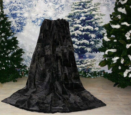 Geschenktipp Echt Lammfelldecke Anthrazit